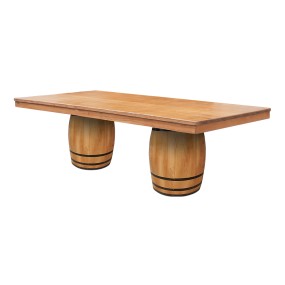 BARREL BASE - WOODEN RECTANGLE TOP