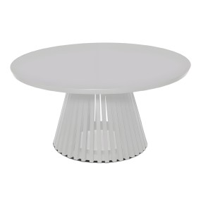 ROUND WTHITE TABLE - TOP WOOD