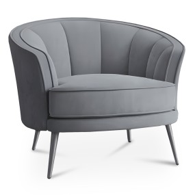 GREY SINGLE SOFA