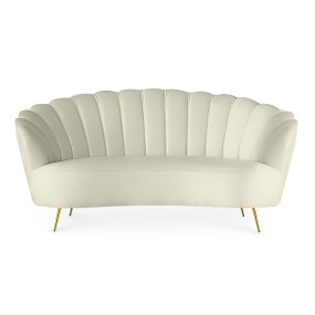 IVORY 3 SEATER SOFA