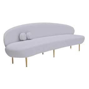 CURVE BACK 3 SEATER SOFA