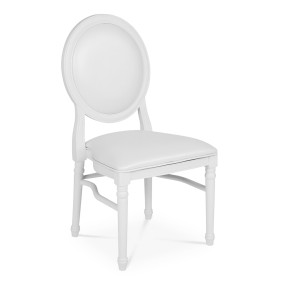 WHITE DIOR DINING CHAIR