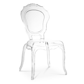 CLEAR VICTORIA DINING CHAIR