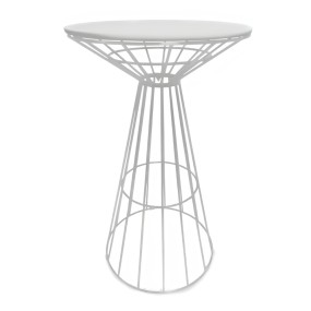 WHITE COCKTAIL TABLE