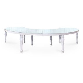HALF MOON - WHITE TABLE