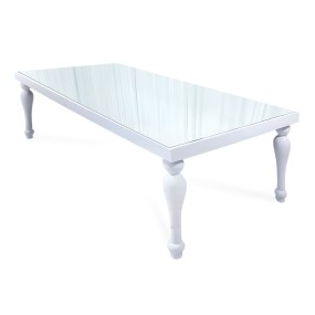 RECTANGLE WHITE TABLE