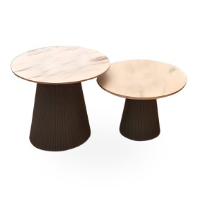 PYRAMIDAL MARBEL COFFEE TABLE - SET | 2size