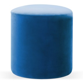 BLUE ROUND PUFFS