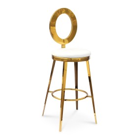 GOLDEN OPEN BACK BAR CHAIR